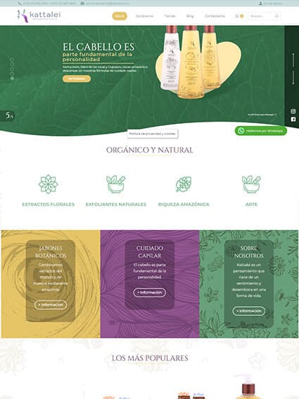 Kattalei Diseño de Tienda Online