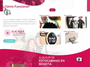Diseño Web One Page - Mi Fotocabina