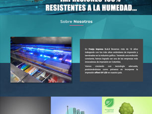 Franja Impresa - Página Web Corporativa