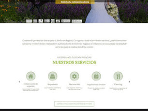 Web Corporativa para Eventos Los Cerros